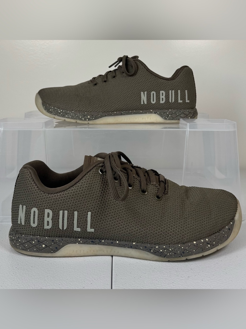 NOBULL Men’s Outwork Training Shoes – Taupe Speckle Size 9.5 Excellent condition